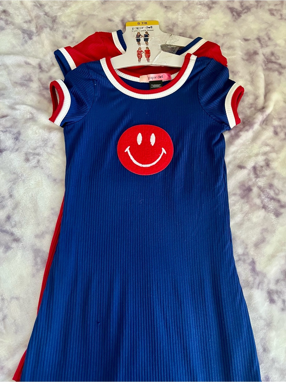 2 pack Dresses Red and Blue